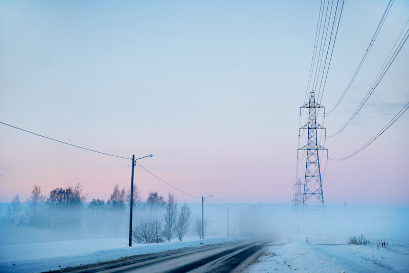 winter-road-power-lines