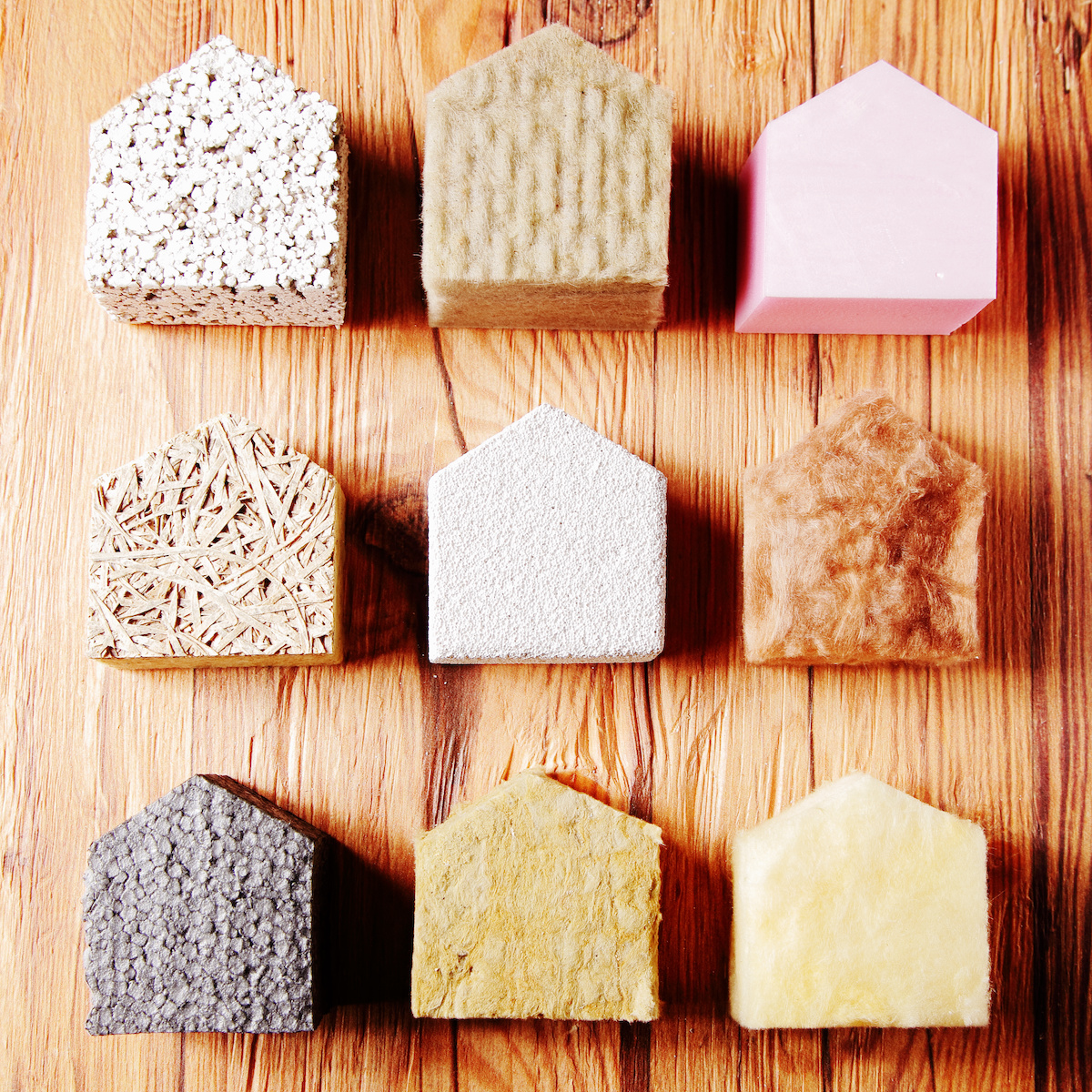 Model Houses Made of Insulation Material